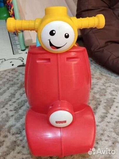 Пакет игрушек, скутер fisher price, Макдональдс