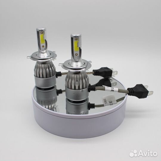 Лампа светодиодная С6 C2R H4, головной свет, 2 шт