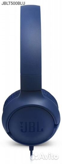 Jblt500BLU, Гарнитура JBL Tune 500 3.5 мм синий