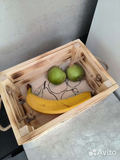 Ящик для фруктов из дерева