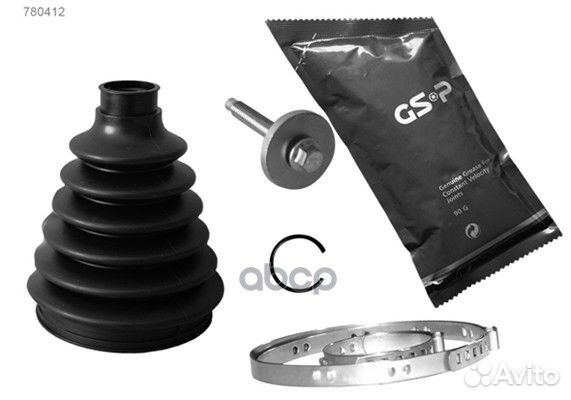 Комплект пылника, приводной вал 780412 GSP