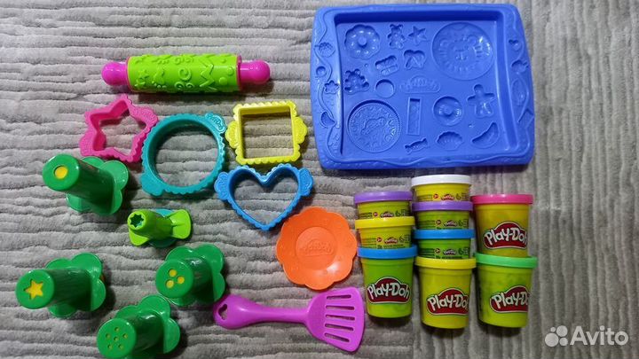 Продам игровые детали play-DOH б/у