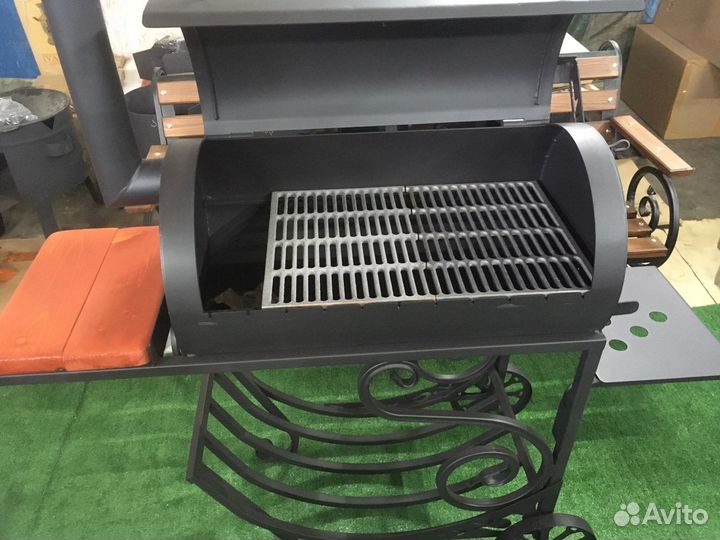 Мангал коптильня гриль