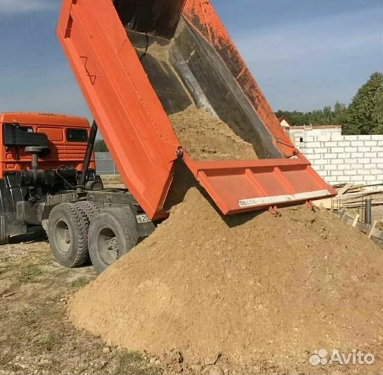 Песок щебень грунт с доставкой