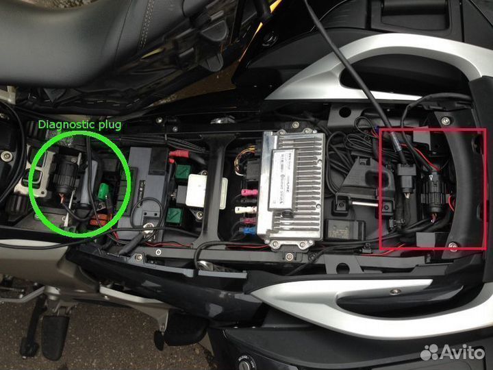 64944 Кабель для мотоциклов BMW icom D 10PIN