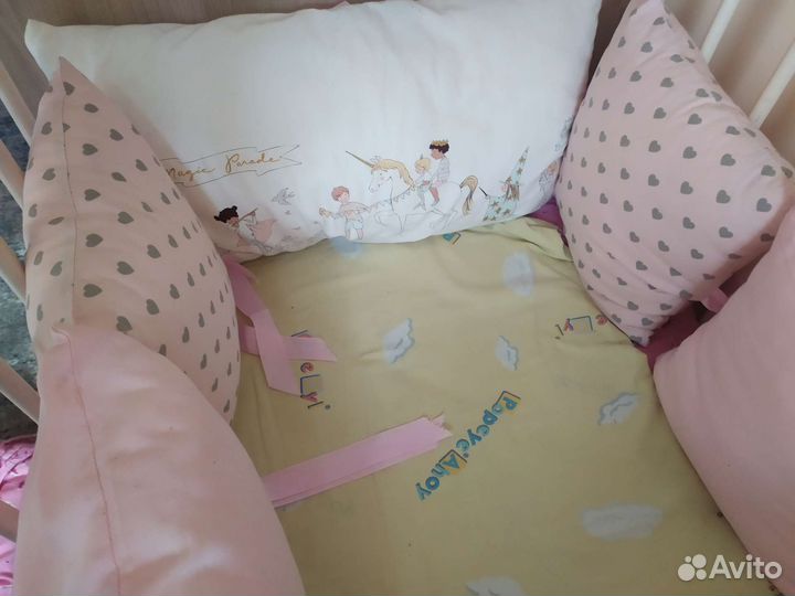 Бортики в кроватку