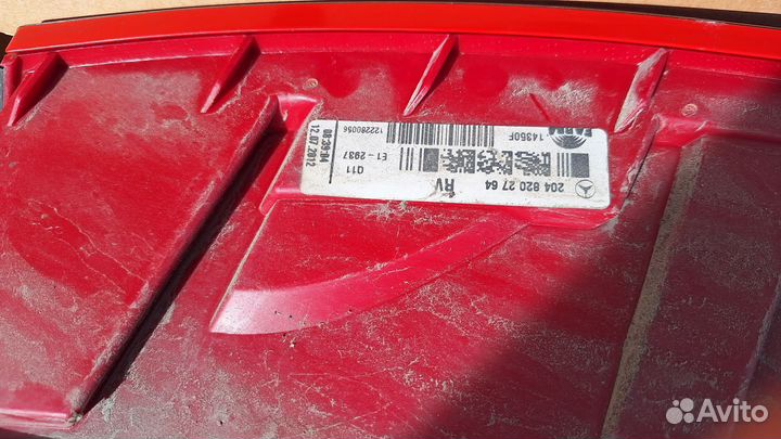 Правый стоп на w204 рест