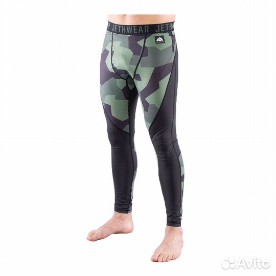 Термоштаны Jethwear Forest Camo, XXL