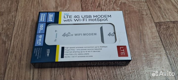 USB модем 4G wi-fi (все операторы)