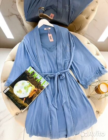 Комплект халат и сорочка 5В1