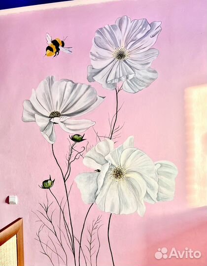 Роспись стен, графический дизайн