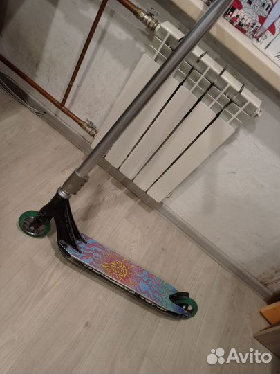 Трюковой самокат кастом парк