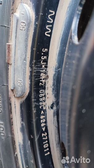 Диски штампованные r14 4*100