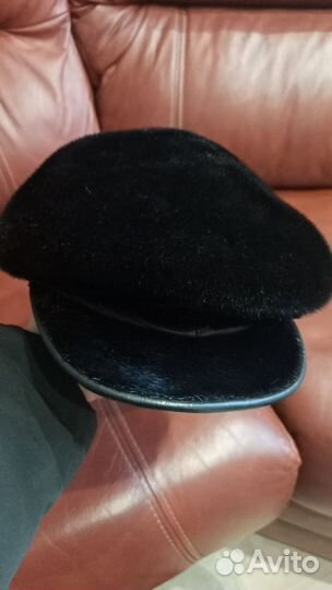 Меховая мужская кепка-нерпа