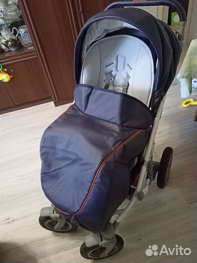 Коляска 2 в 1 эко кожа