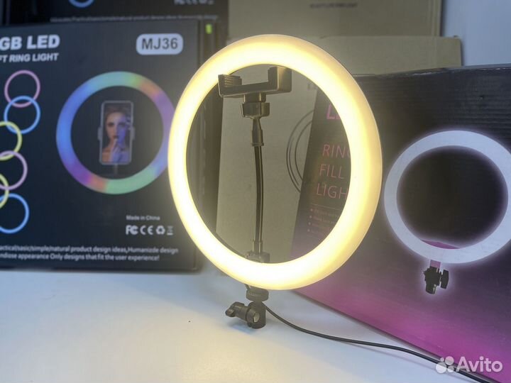 Кольцевая Лампа Led M26+Держатель Для Телефона