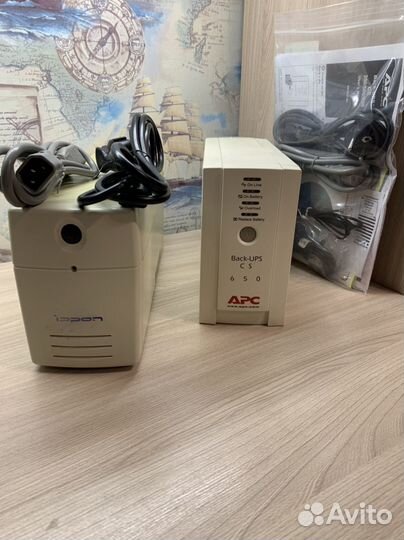 Ибп ippon 700VA и APC Back-UPS 650VA (новые акб)
