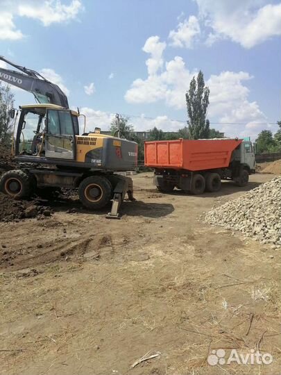 Щебень,песок.Вывоз мусора