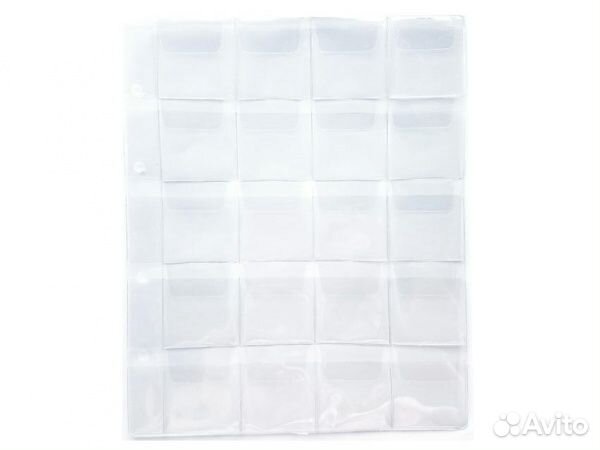 Листы для монет и бон