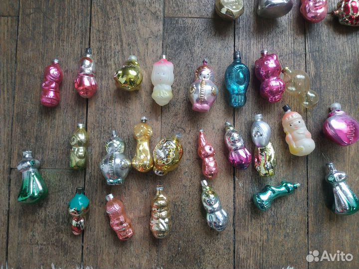 Ёлочные игрушки прищепка СССР