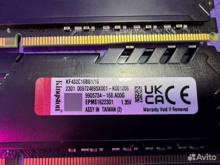 Оперативная память ddr4 16gb (1x16GB) Kingston