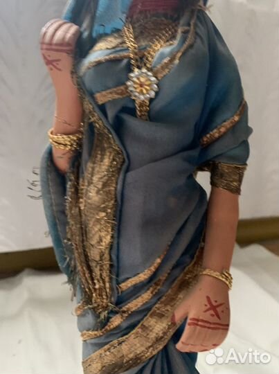 Индийская женщина статуэтка, леди в Сари