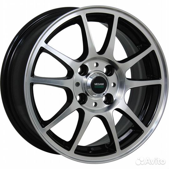 Диски r 15 100 6 новые Megami MGM-5 6x15/5x100 ET3
