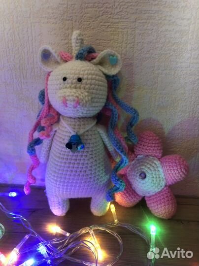 Вязаная Единорожка