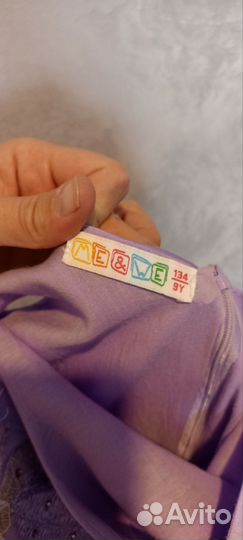 Нарядное платье для девочки 134