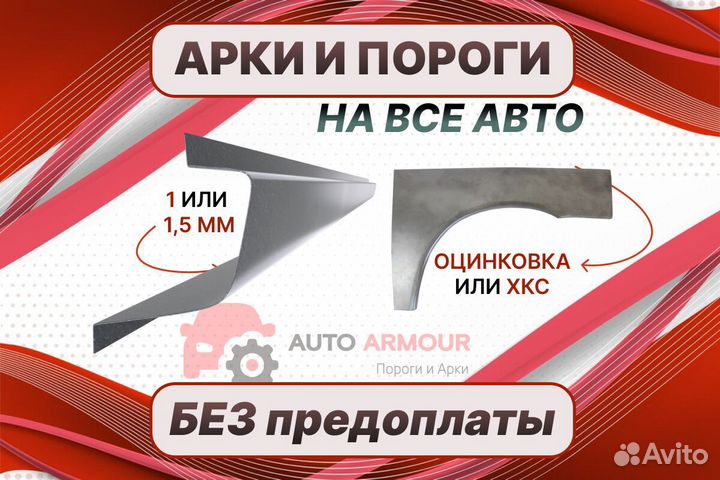 Задние арки Nissan Serena ремонтные кузовные