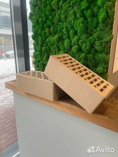 Лицевой кирпич Умбра Гладкий меланж Г ост