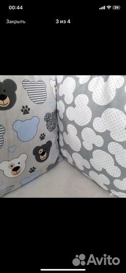 Бортики в детскую кроватку