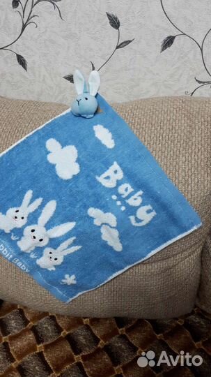 Махровая салфетка с держателем