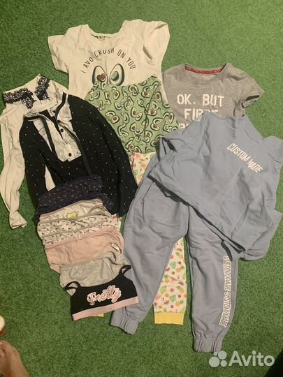Вещи пакетом на девочку, 128-134