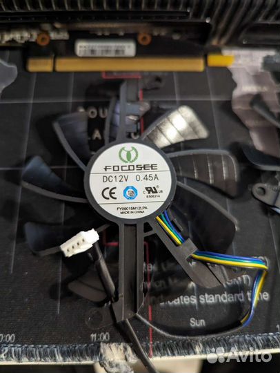 Вентилятор для видеокарты palit rtx 3060ti dual