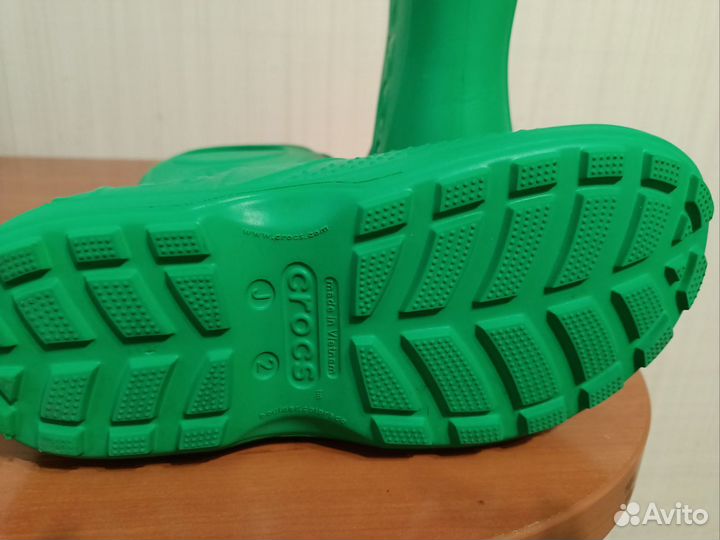 Детские резиновые сапоги crocs