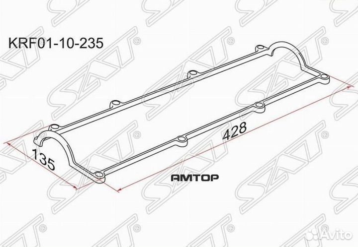 SAT KRF01-10-235 Прокладка клапанной крышки MZ R2
