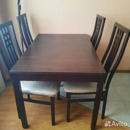 Стол раздвижной и 4стула