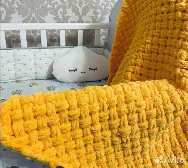 Плед детский плюшевый