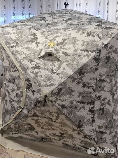 Палатка для зимней рыбалки трехслойная