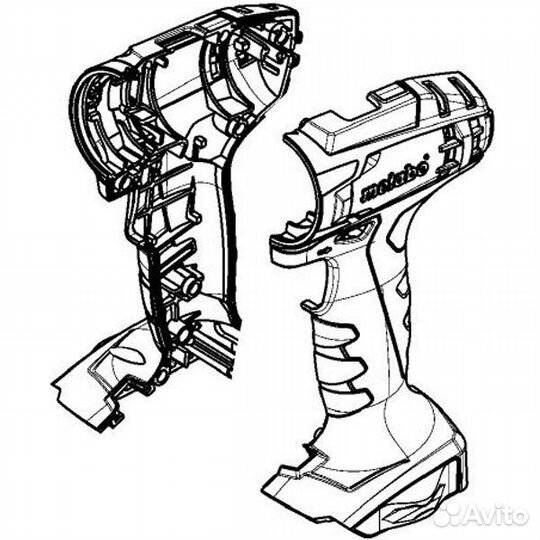 Корпус оригинал Metabo BS 14.4; BS 18; SB 18