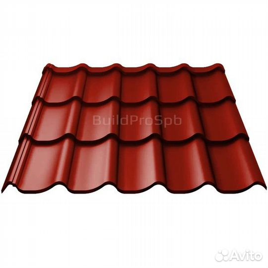 Металлочерепица классик (монтеррей) толщина 0,45мм