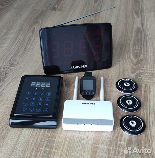 Кнопка вызова персонала, мастера / часы, пульт, та