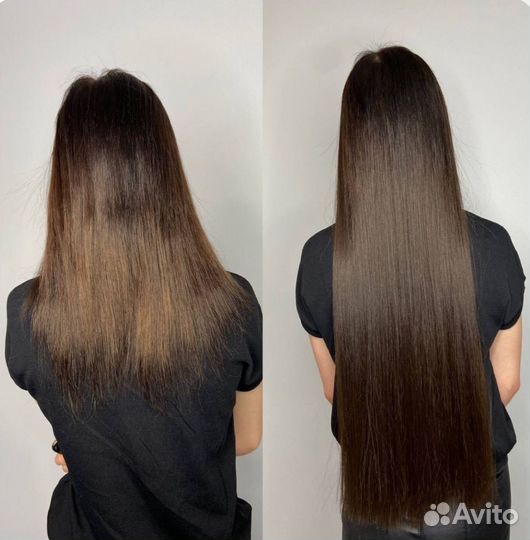 Наращивание натуральных волос