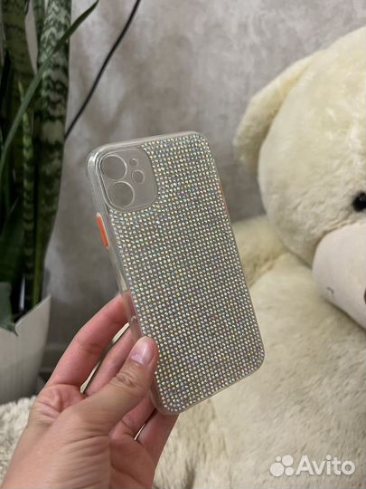 6 чехлов на iPhone 11 + стекло антишпион