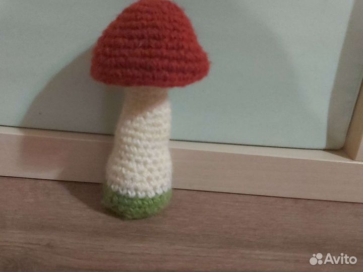 Грибочки ручной работы вязаный