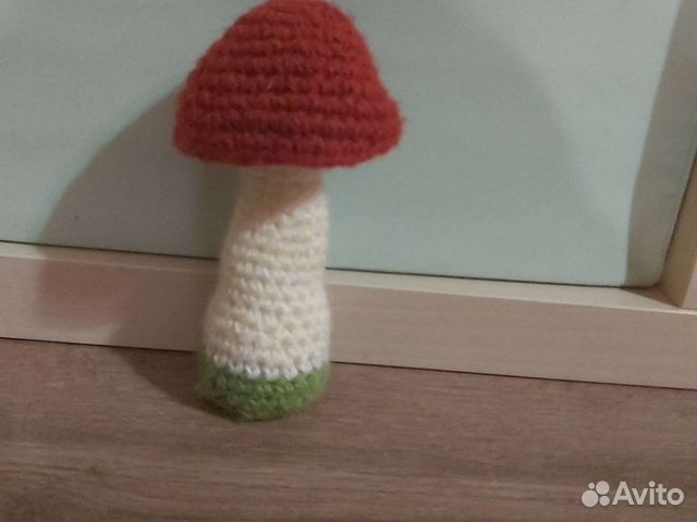 Грибочки ручной работы вязаный