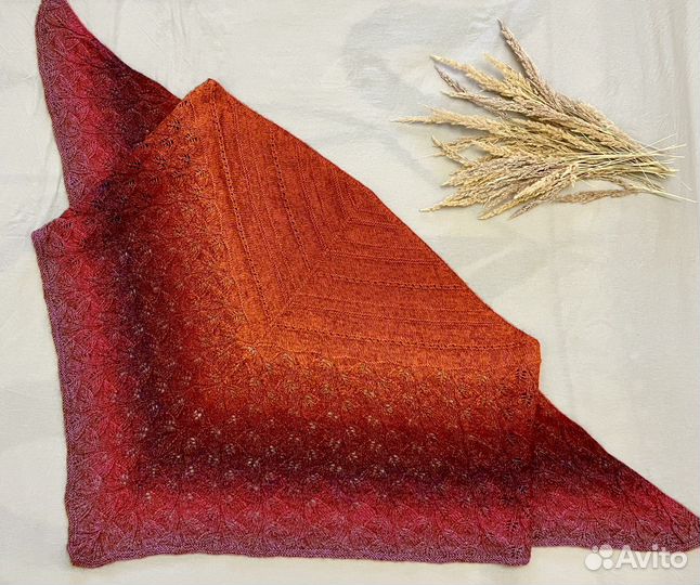 Шаль ручной работы