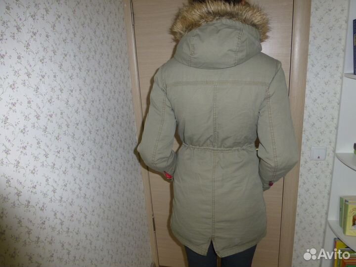 Парка на девочку подростка демисезонная, размер XS