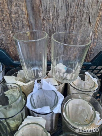 Стаканы и рюмки граненные СССР